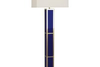 Robert Abbey Jonathan Adler Barcelona Floor Lamp In Polished Brass Finish With Royal Blue Opaque Acrylic Panels Rb842 intended for proportions 1000 X 1000