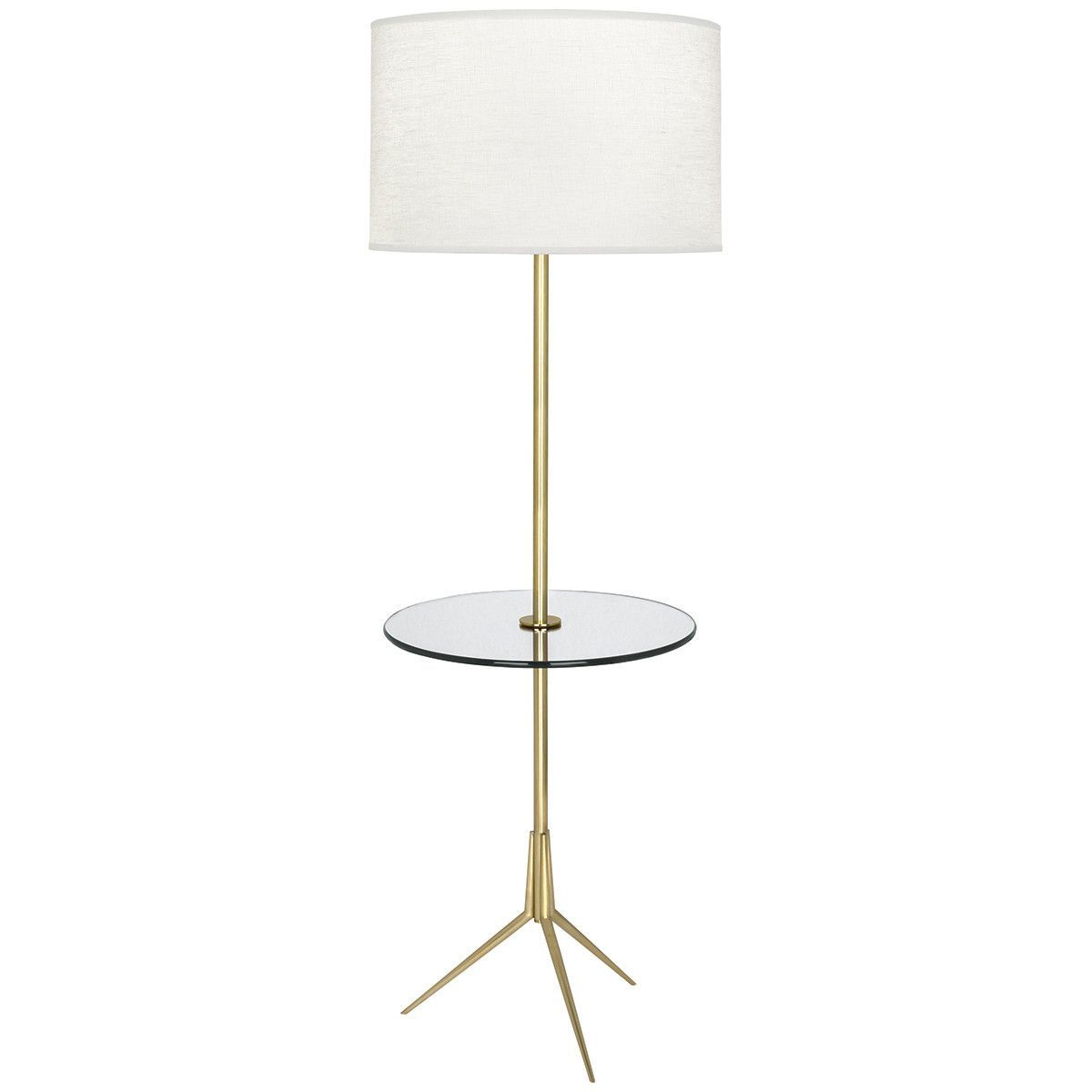 Robert Abbey Martin Glass Tray Table Floor Lamp Dustriual intended for sizing 1200 X 1200