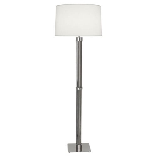 Robert Abbey Todd Floor Lamp In Polished Nickel Finish With Stainless Steel Mesh Accents S414 with regard to proportions 1000 X 1000