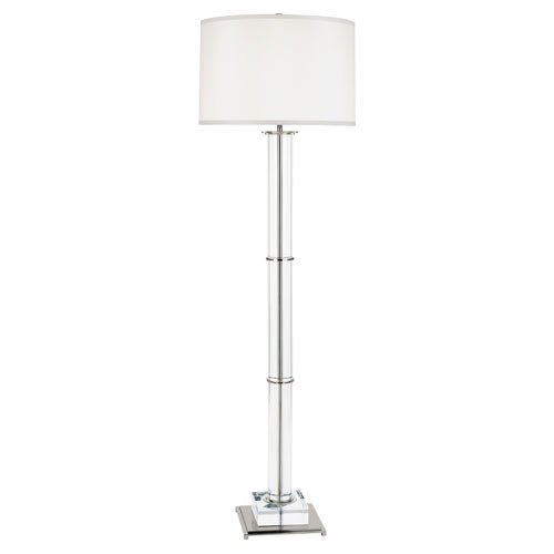 Robert Abbey Williamsburg Finnie Floor Lamp In Polished Nickel Finish With Clear Lead Crystal S358 throughout size 1000 X 1000