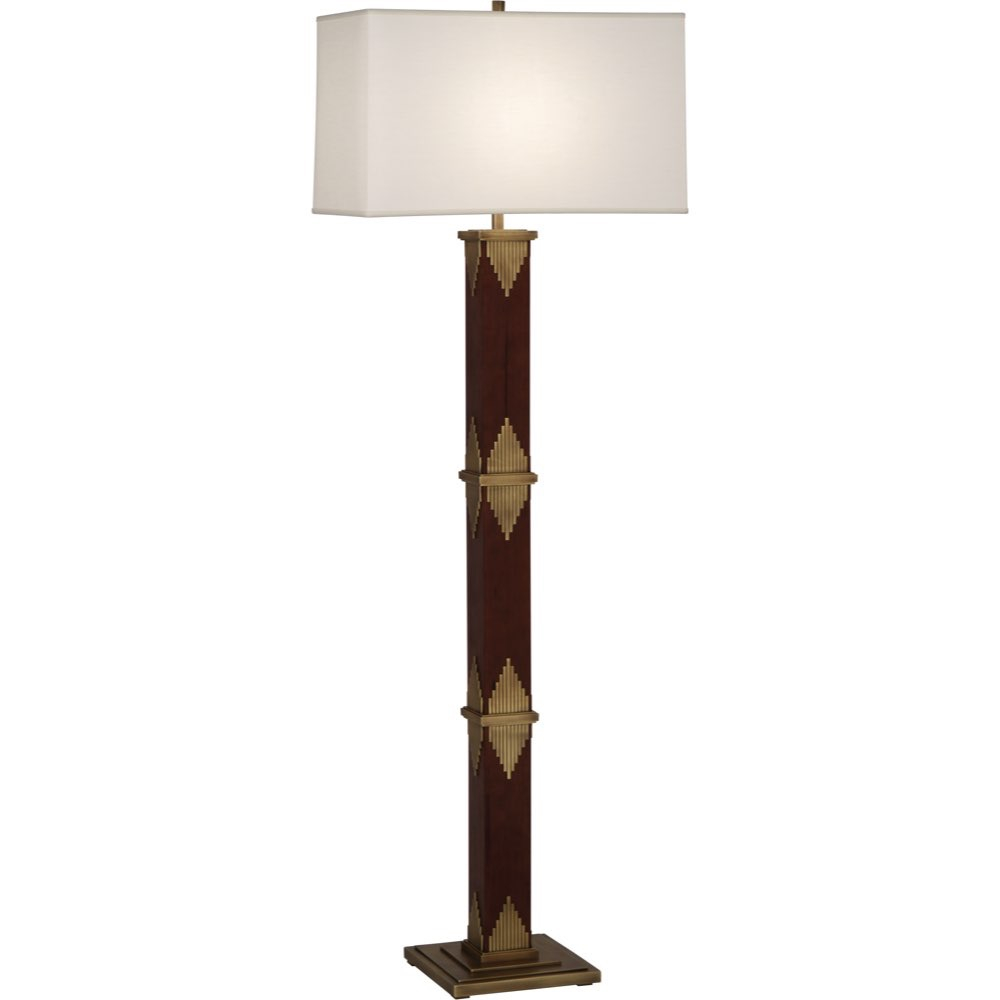 Robert Abbey Williamsburg Wentworth Floor Lamp In Walnut Finished Wood With Aged Brass Accents 346 throughout sizing 1000 X 1000