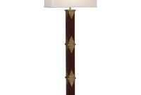 Robert Abbey Williamsburg Wentworth Floor Lamp In Walnut Finished Wood With Aged Brass Accents 346 within sizing 1000 X 1000