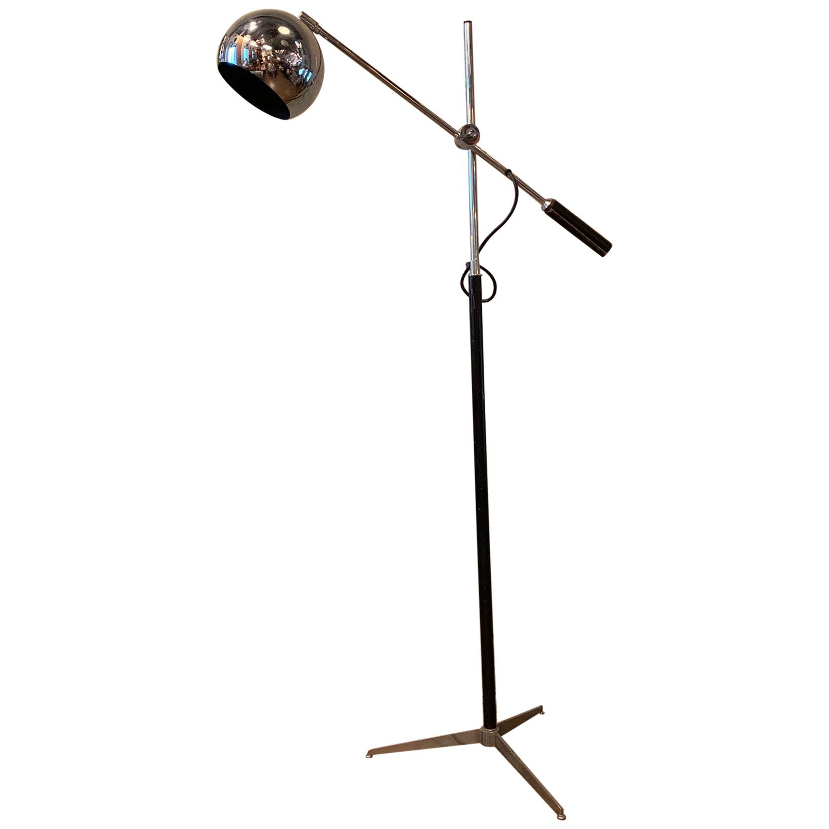 Robert Sonneman Chrome Eyeball Extension Arm Floor Lamp intended for sizing 1637 X 1637