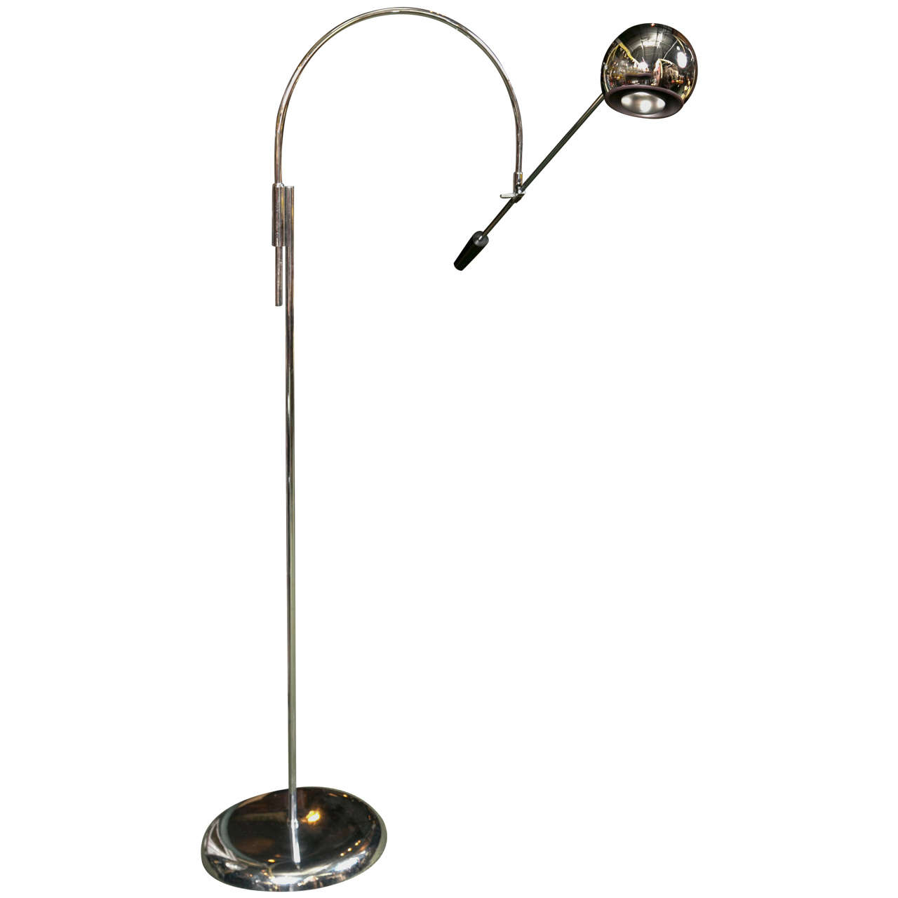 Robert Sonneman Floor Lamp Mid Century Modern Stainless pertaining to dimensions 1280 X 1280