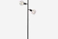 Robin Tree Led Floor Lamp Industrial Modern Style Cage Lantern Shade Tall Free Standing Pole With 3 Vintage Led Light Bulbs Contemporary Bright for dimensions 3000 X 3000