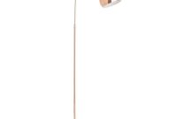 Rose Gold Industrial Retro Arched Arch Curved Floor Lamp pertaining to measurements 1000 X 900