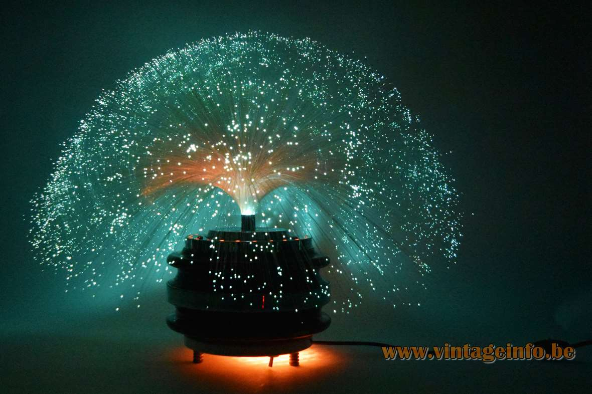 Rotating Fibre Optic Table Lamp Vintage Info All About with regard to size 1180 X 786