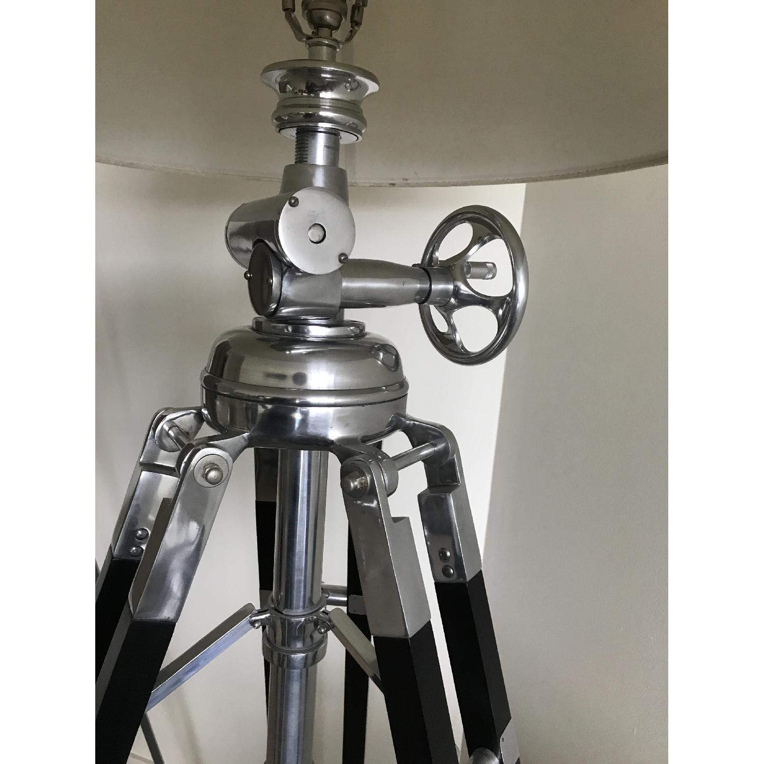 Royal Marine Tripod Floor Lamp Polished From Restoration pertaining to size 1500 X 1500