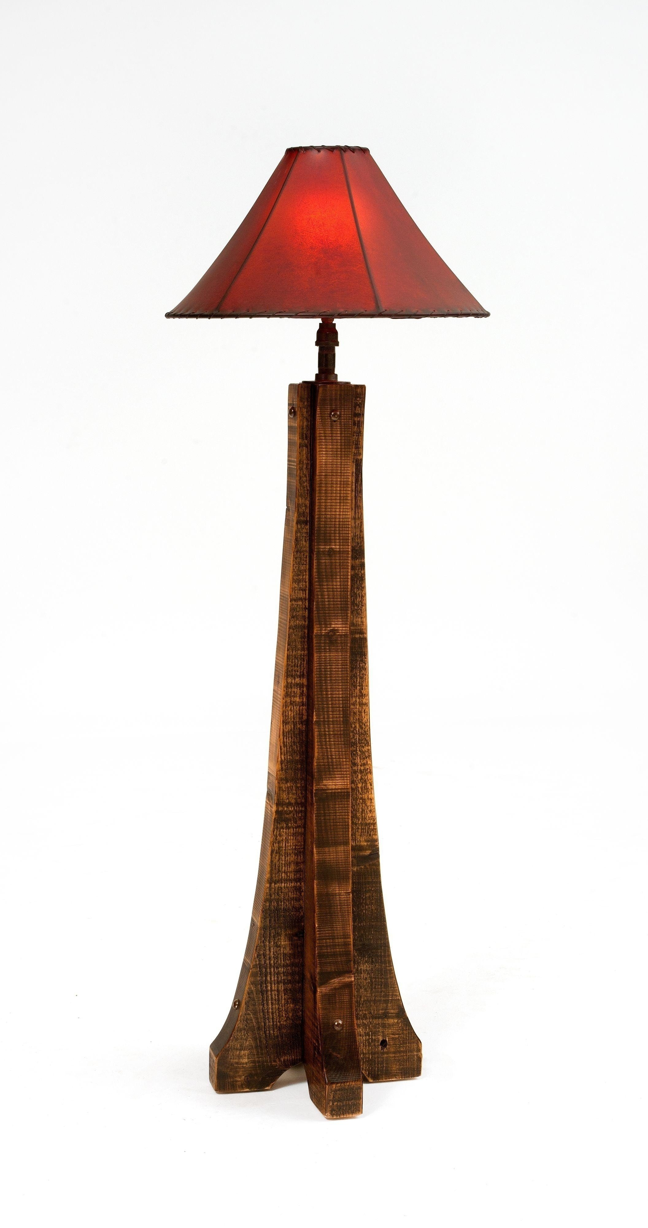 Rustic Cabin Floor Lamp with measurements 2112 X 4000