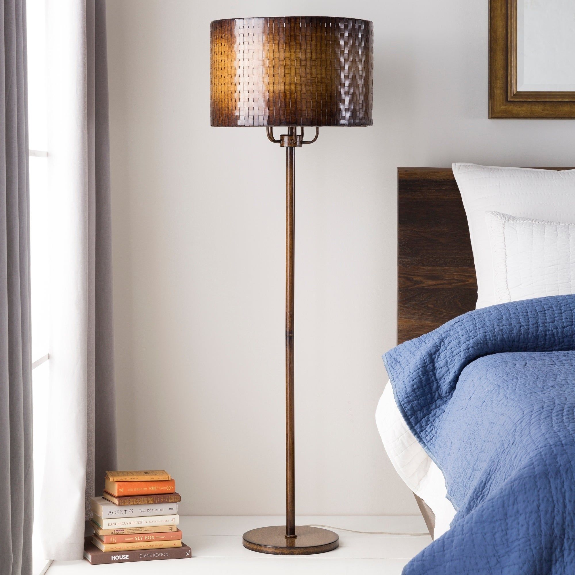 Rustic Dara Floor Lamp With Iron Finish Iron Base regarding size 2000 X 2000