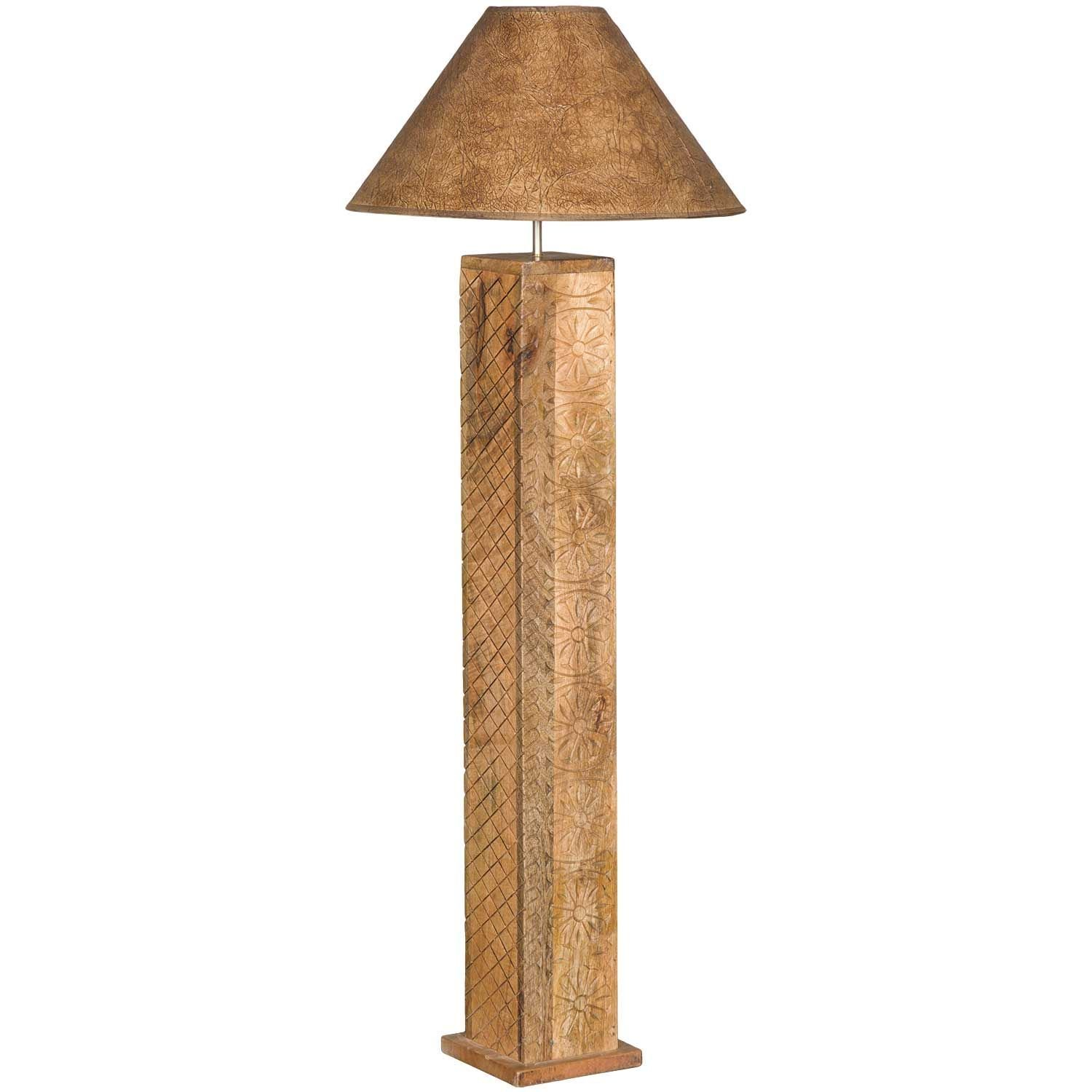 Rustic Wood Floor Lamp with dimensions 1500 X 1500