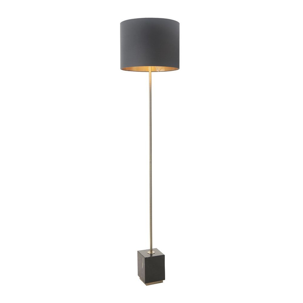 Rv Astley Carmel Floor Lamp Antique Brass Finish Black Marble Base pertaining to dimensions 1000 X 1000