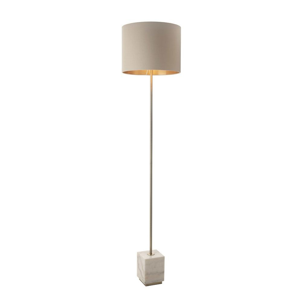 Rv Astley Sintra Floor Lamp Antique Brass Finish White Marble Base regarding dimensions 1000 X 1000
