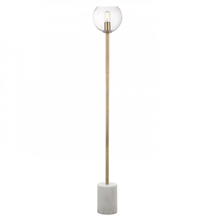 Safavieh Bradley Floor Lamp Whitebrass Gold inside dimensions 900 X 900