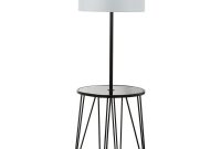 Safavieh Ciro 58 In Black Floor Lamp With Attached Side Table with measurements 1000 X 1000