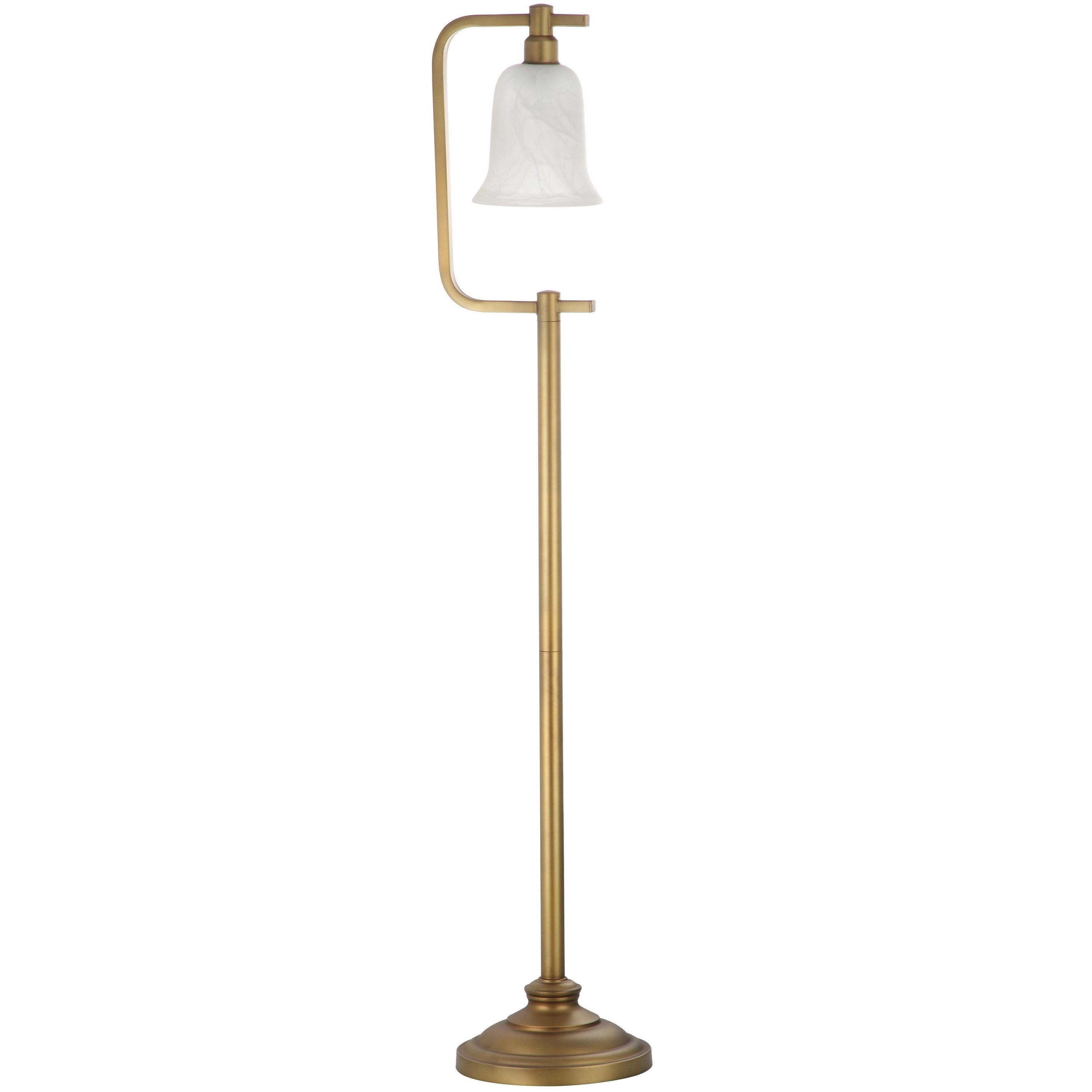 Safavieh Lighting 55 Inch Cloche Gold Floor Lamp with size 3000 X 3000