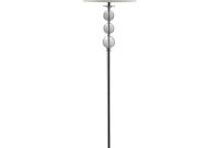 Safavieh Pippa 62 In Clearblack Glass Globe Floor Lamp within dimensions 1000 X 1000