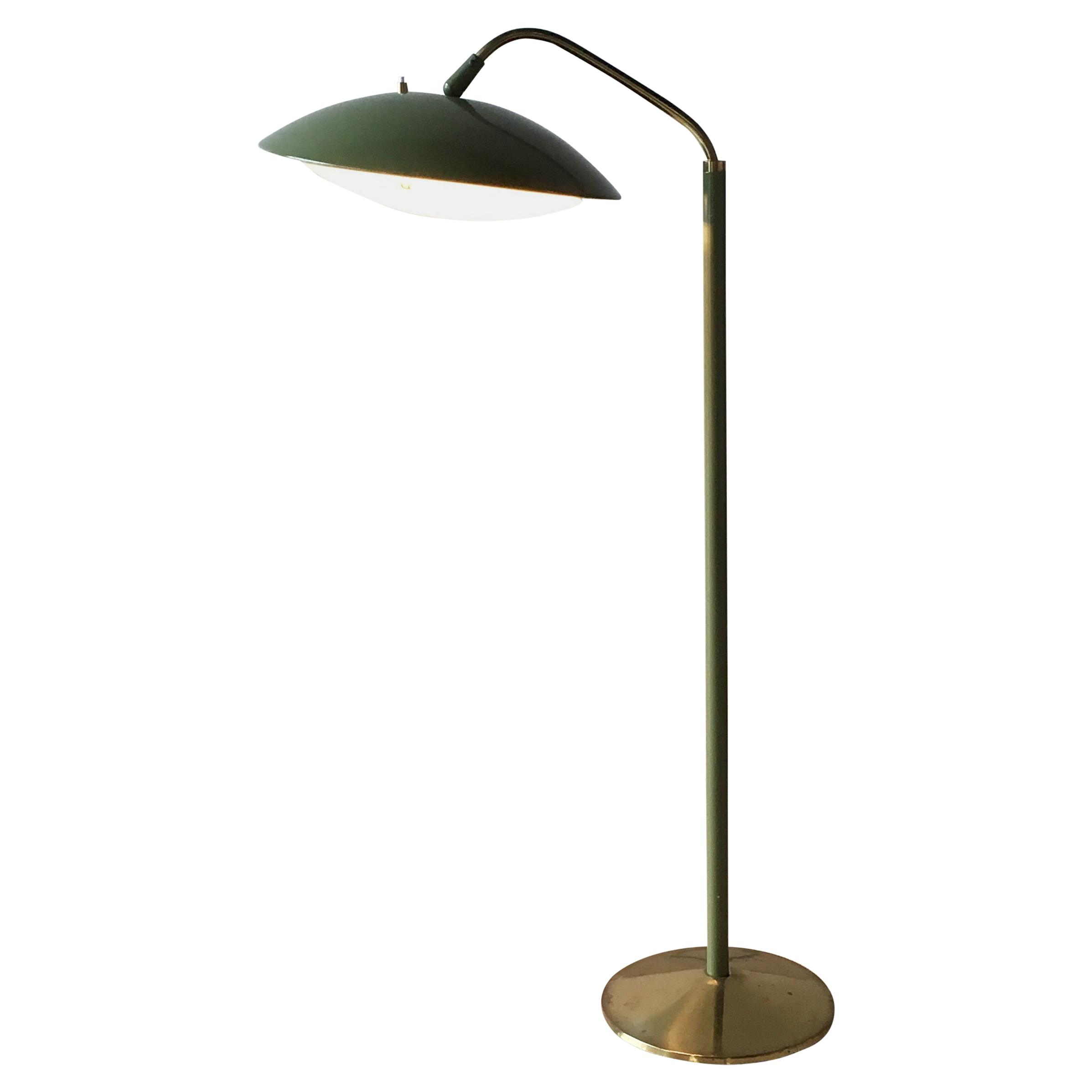 Sage Green Floor Lamp Gerald Thurston 1950s with regard to proportions 2395 X 2395