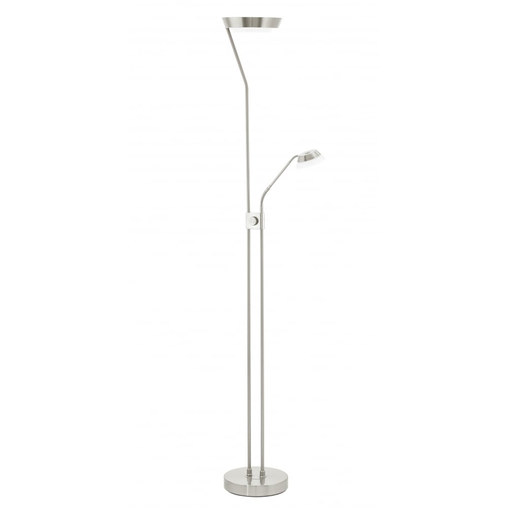 Sarrione Upright Floor Lamp With Reading Light pertaining to size 1000 X 1000