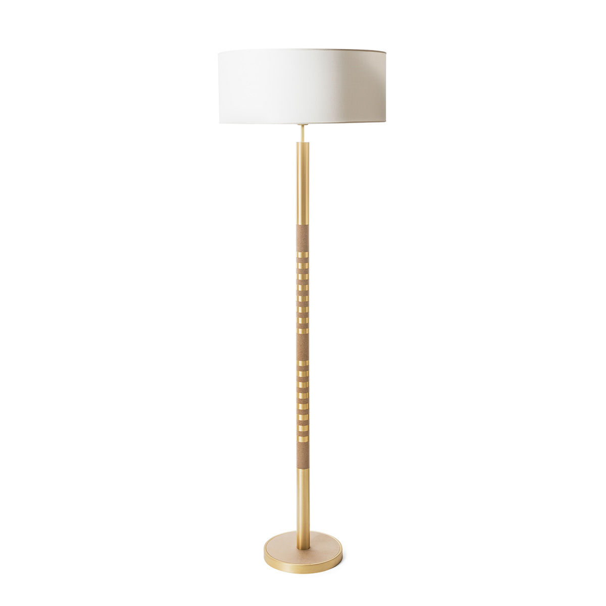Saturno Brass And Leather Floor Lamp pertaining to measurements 1200 X 1200