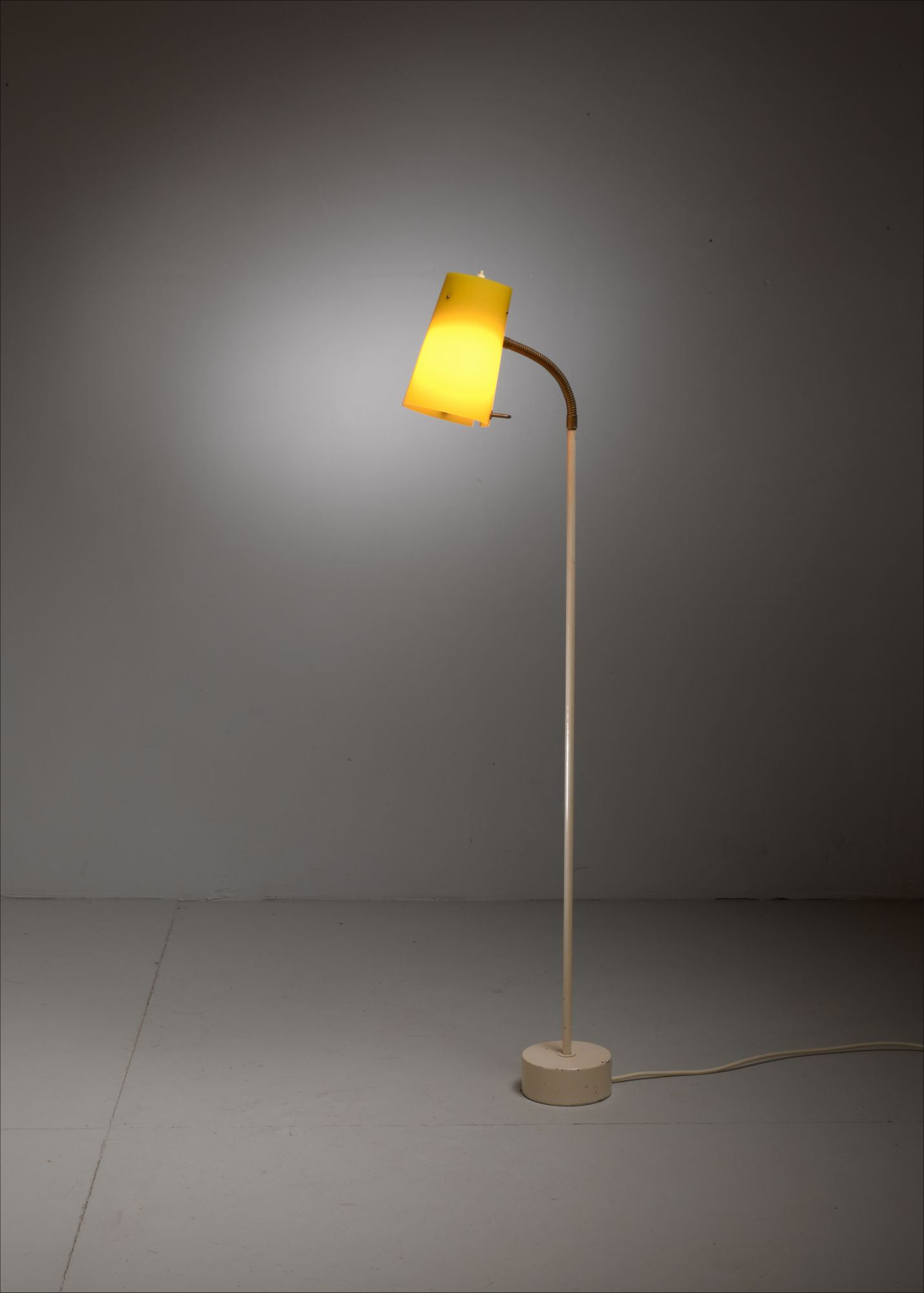 Scandinavian Modern Floor Lamp With Yellow Plexiglass for proportions 1430 X 2000