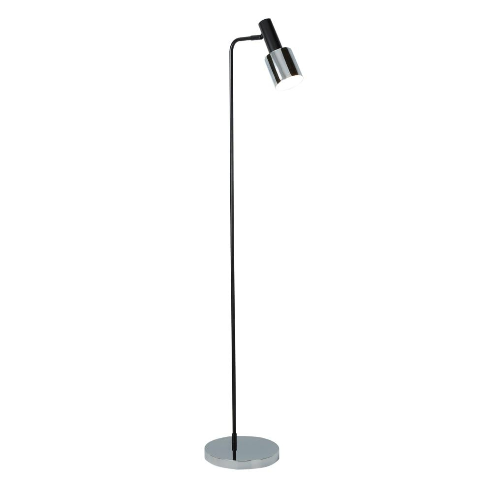 Searchlight Denmark 1 Light Floor Lamp Black Chrome Led Golf Ball E27 in size 1000 X 1000