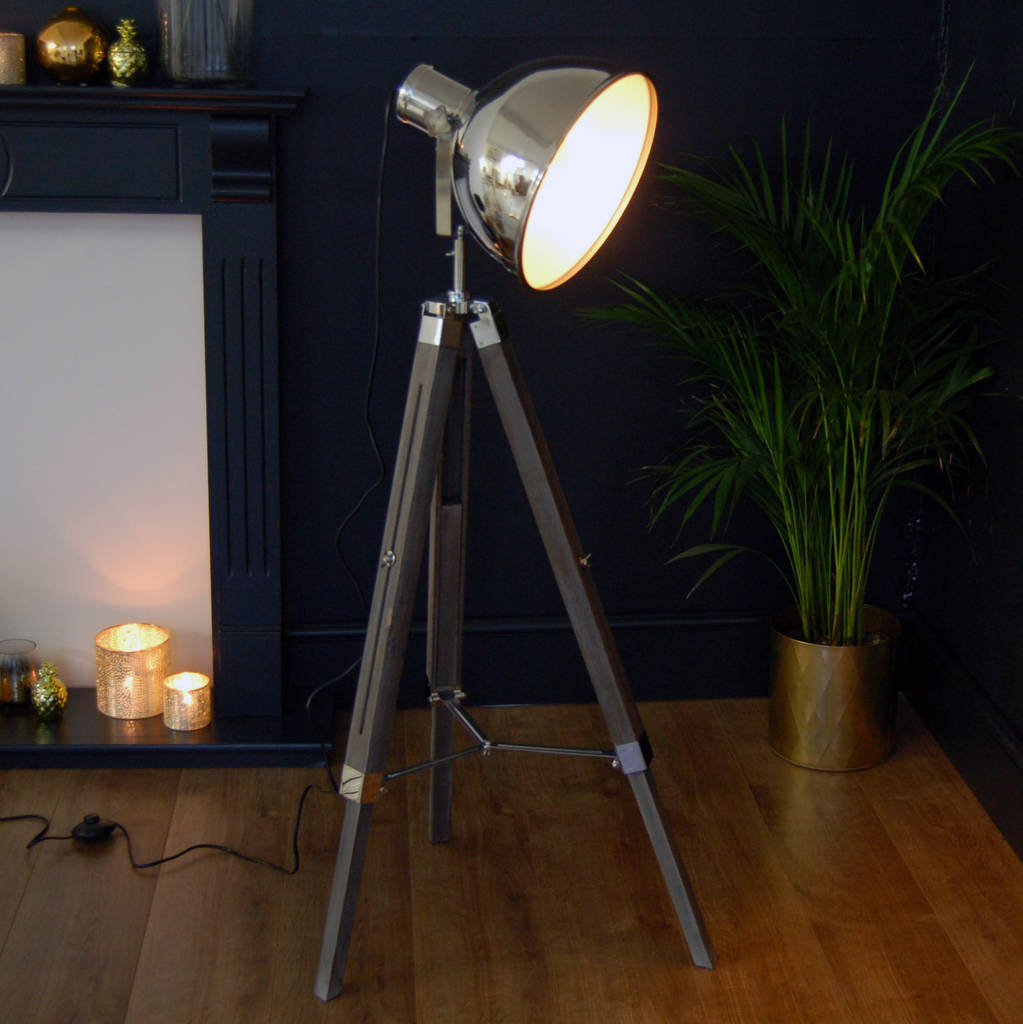 Searchlight Lamp Tripod Tall Industrial Floor Light pertaining to sizing 1023 X 1024