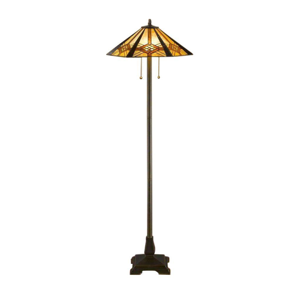 Serena Ditalia 60 In Hex Mission Bronze Floor And Table Lamp Set regarding dimensions 1000 X 1000