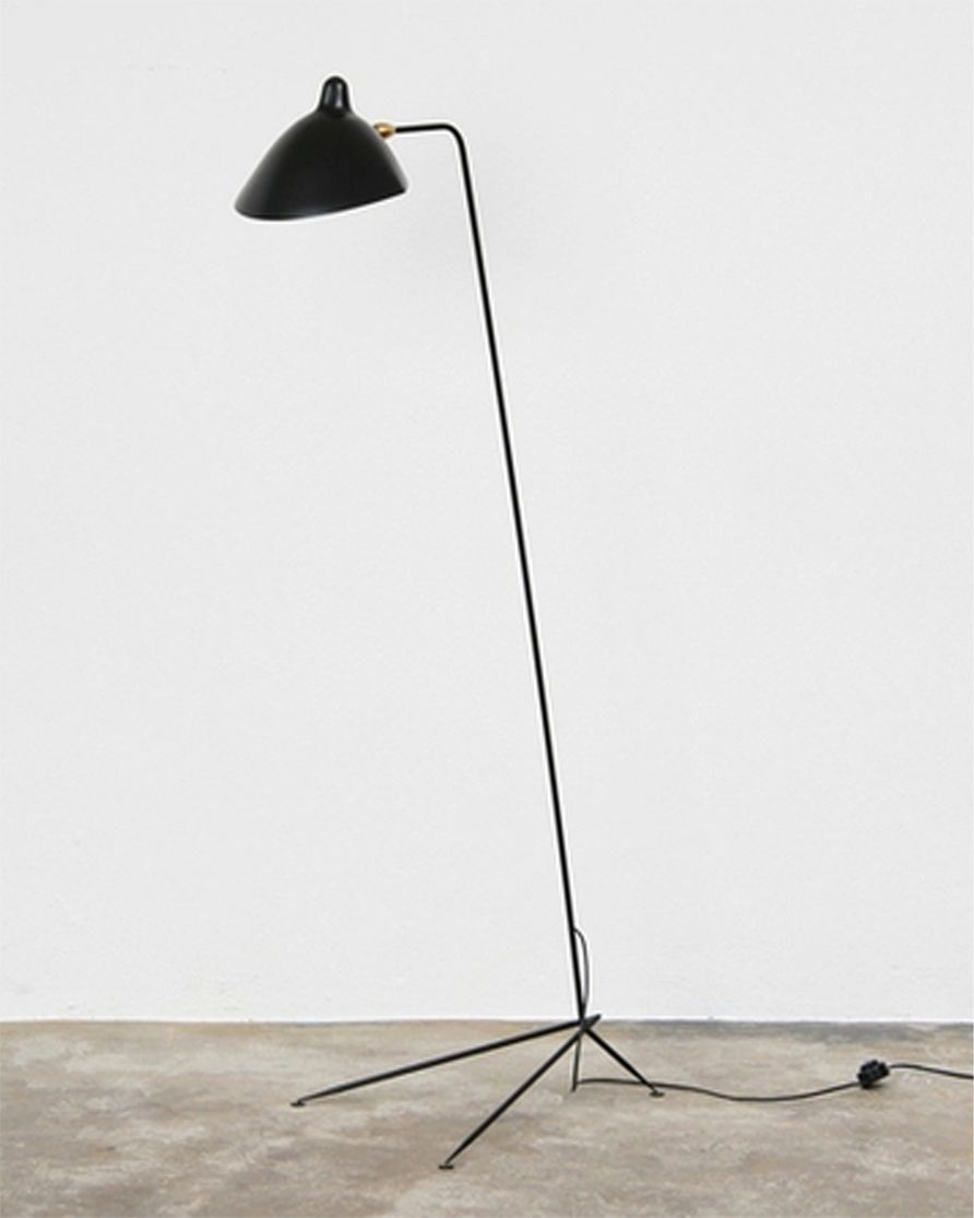 Serge Mouille Style Standing Lamp Lampadaire Lighting regarding proportions 892 X 1115