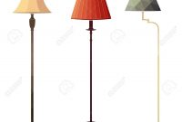 Set Of Retro Colored Floor Lamps On White Background In The Style inside proportions 1300 X 1300