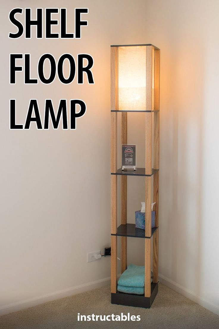 Shelf Floor Lamp Floor Lamp With Shelves Diy Floor Lamp with regard to proportions 736 X 1104