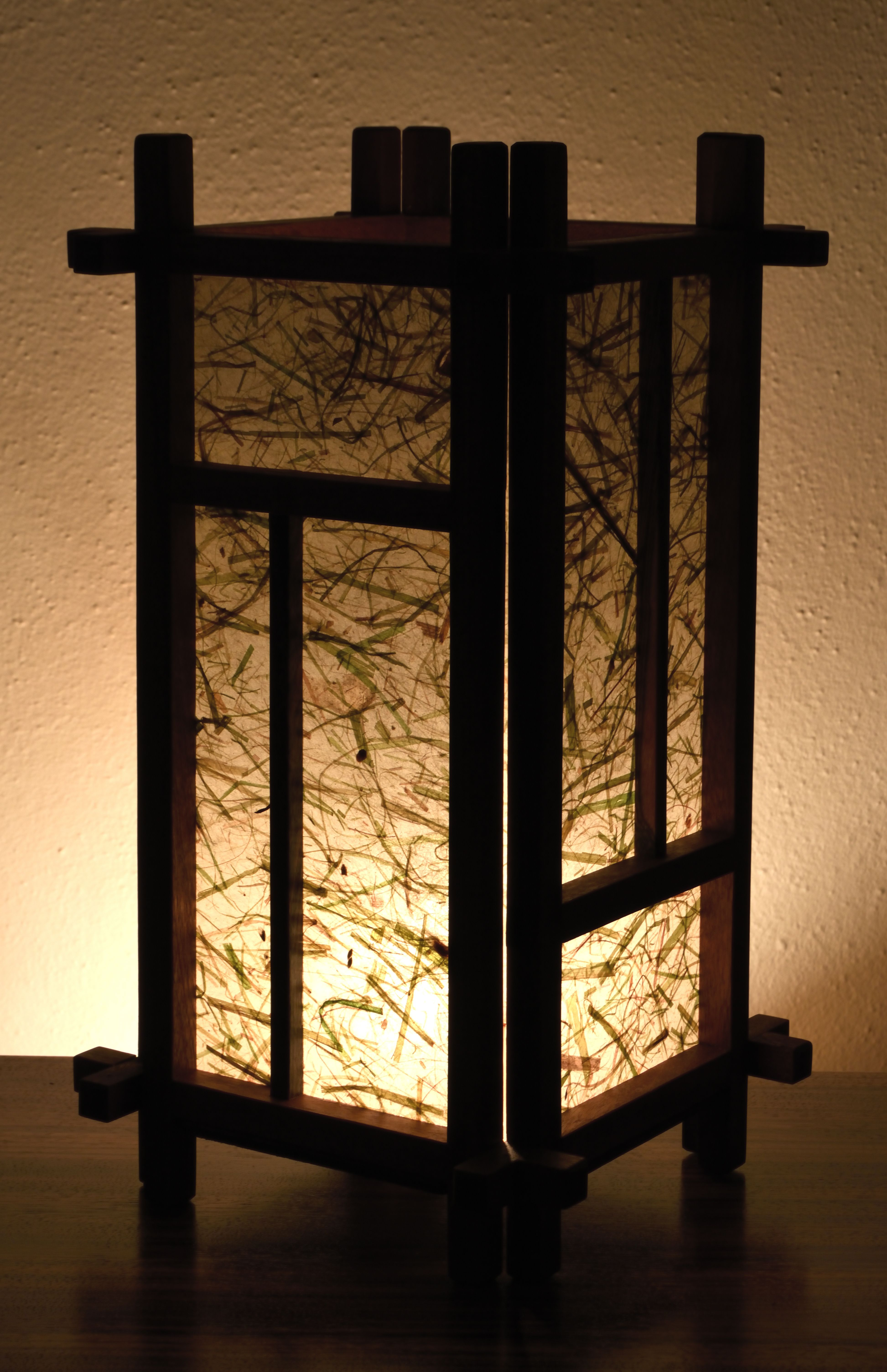 Shoji Lamp Created With Sapele And Bocote Wood And with regard to measurements 3890 X 6016