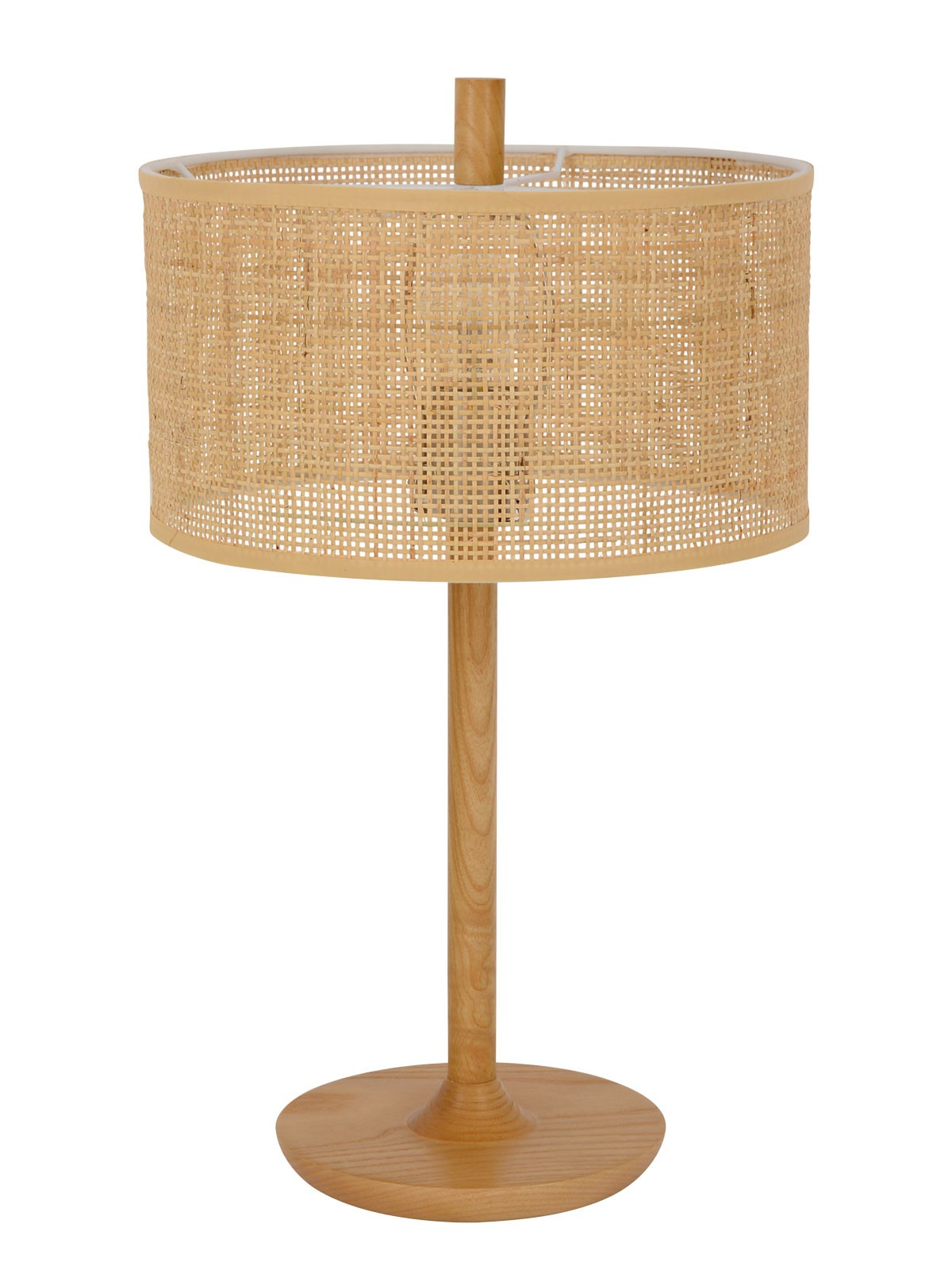 Shore 1 Light Table Lamp In Tan Rattan within sizing 1200 X 1600