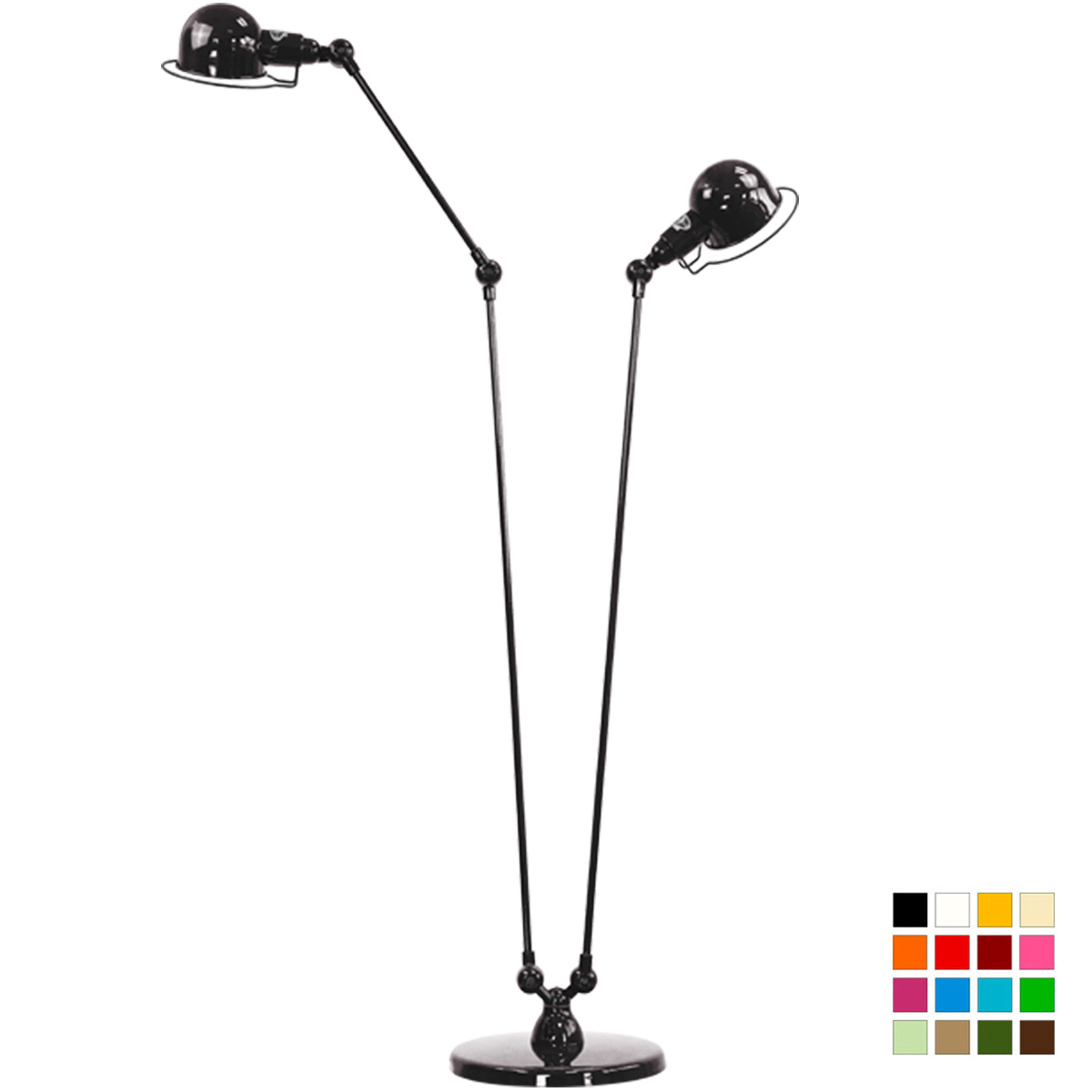 Signal Si8380 Two Armed Double Floor Lamp Ideal Reading regarding dimensions 1200 X 1200