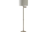 Silver Swing Arm Floor Lamp 62h for size 1400 X 1080