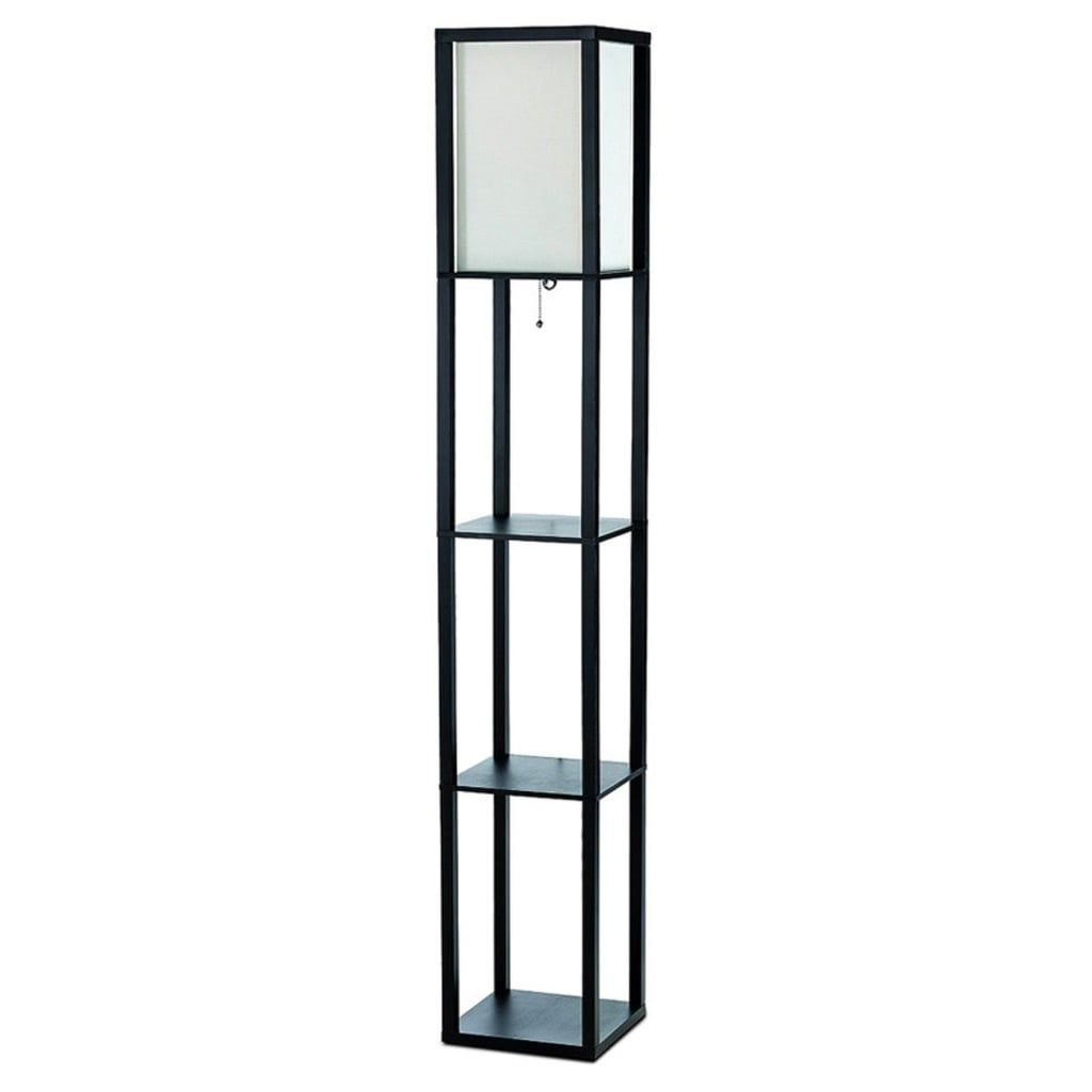 Simple Designs Floor Lamp Etagere Organizer Storage Shelf with regard to dimensions 1024 X 1024