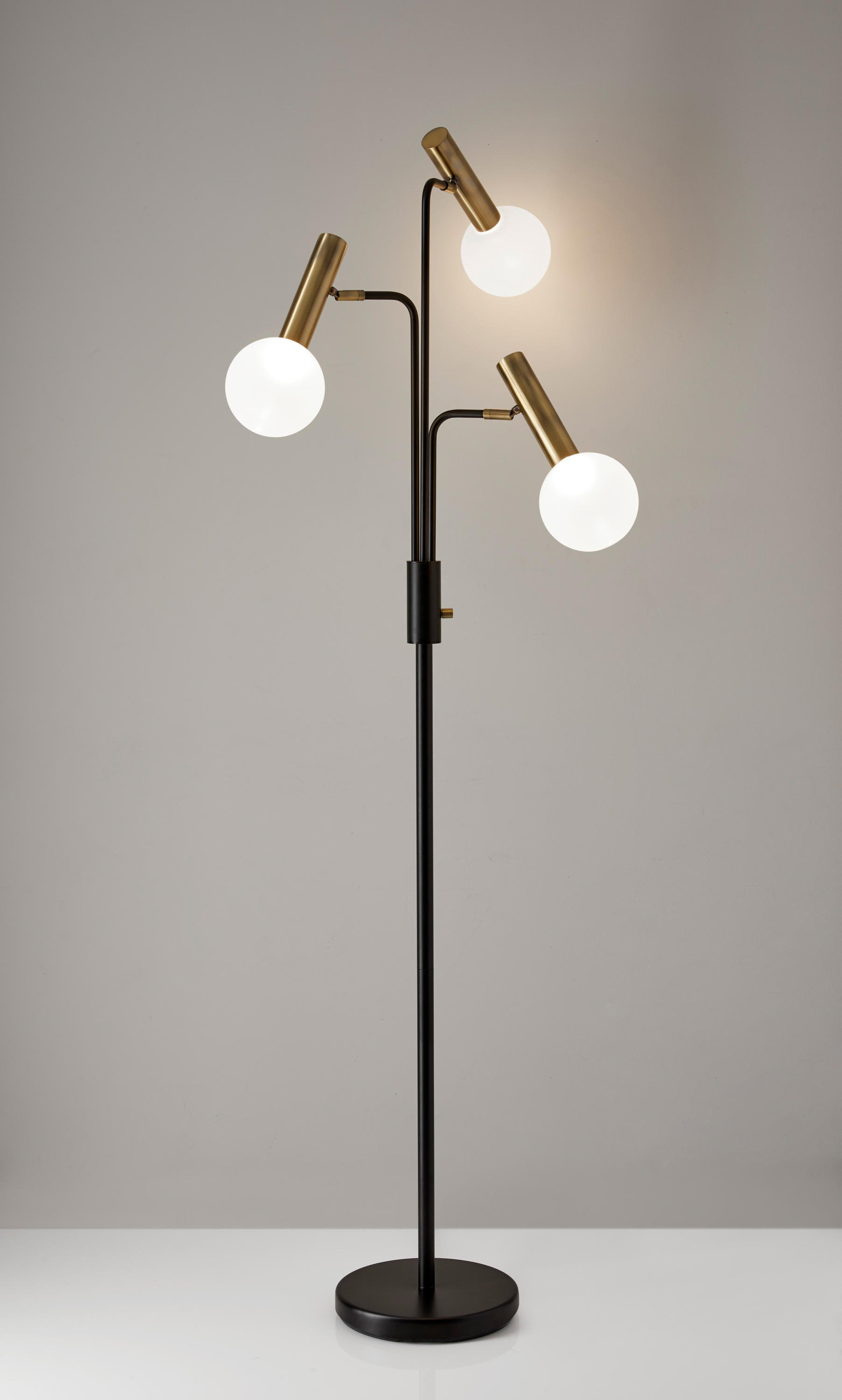 Sinclair Led Floor Lamp General Lighting From Ads360 Clip On for dimensions 1804 X 3000