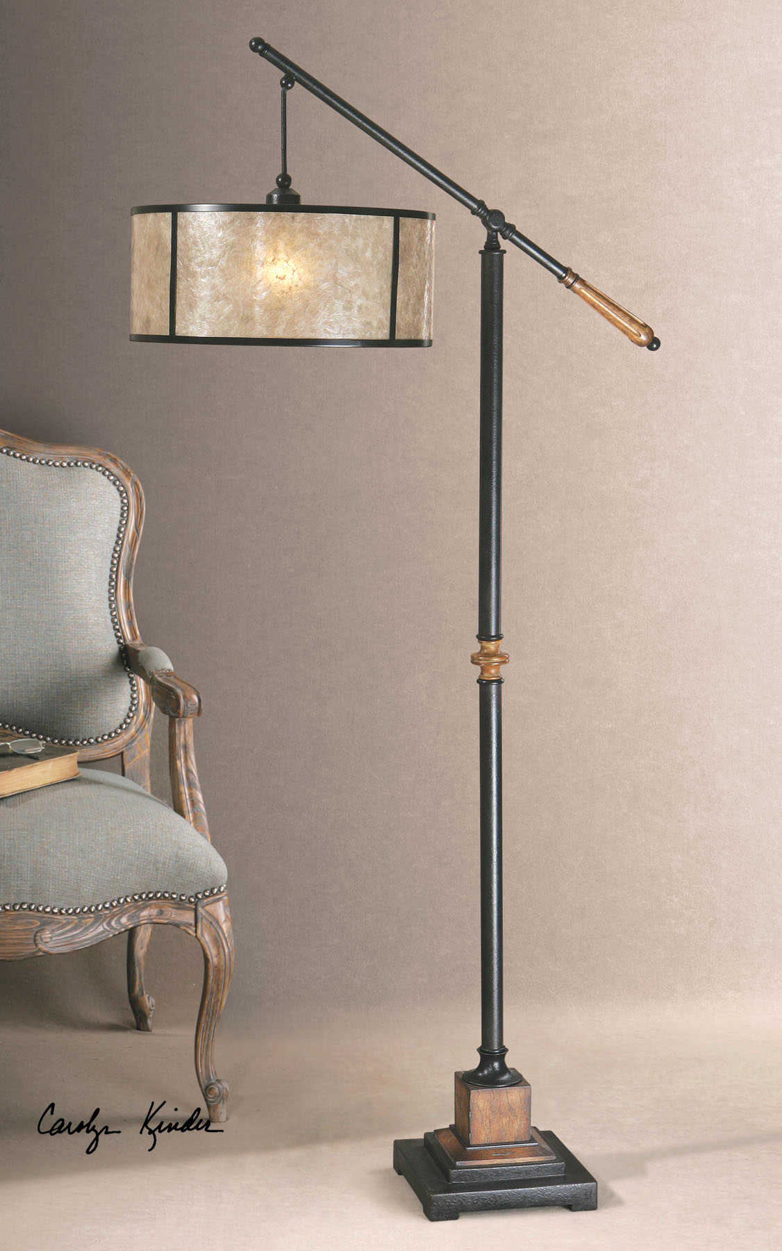 Sitka Floor Lamp Uttermost with regard to measurements 1126 X 1800