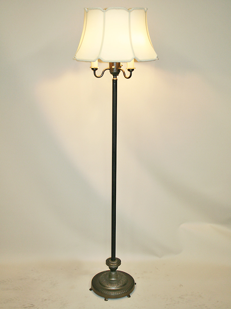 Six Way Floor Lamp W Simple Arms Charcoal Finish C 1930 intended for size 800 X 1067