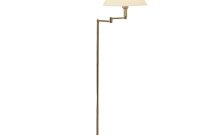 Sl662 1 Light Swing Arm Floor Lamp Finished In Bronze in proportions 1000 X 1000