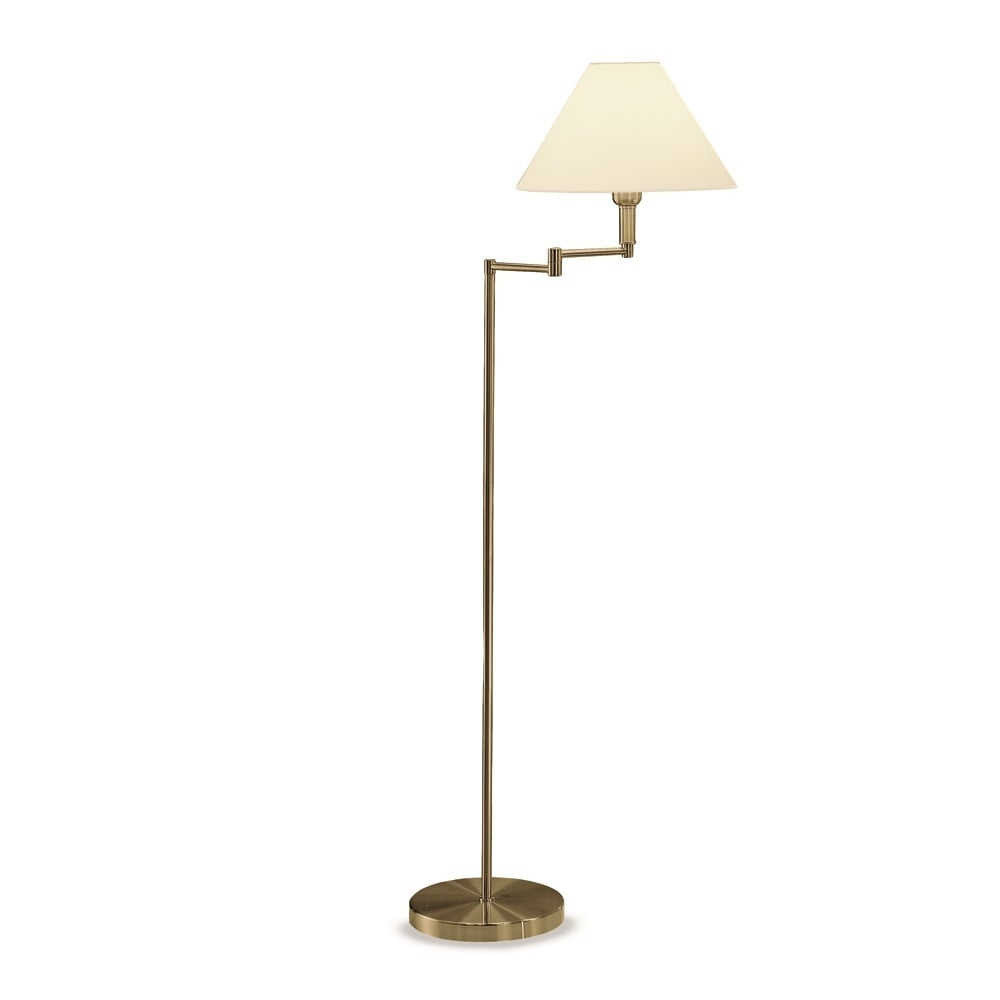 Sl662 1 Light Swing Arm Floor Lamp Finished In Bronze with regard to measurements 1000 X 1000