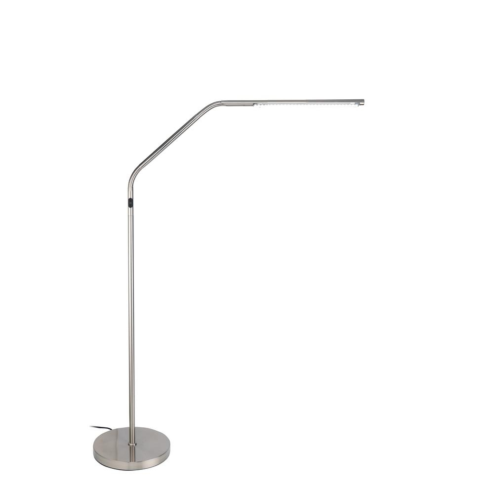 Slimline S 48 In Brushed Chrome Led Floor Lamp U35116 pertaining to measurements 1000 X 1000