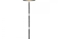 Sloane Decorative Hammered Pewter Floor Lamp With Silk Shade for sizing 1000 X 1000