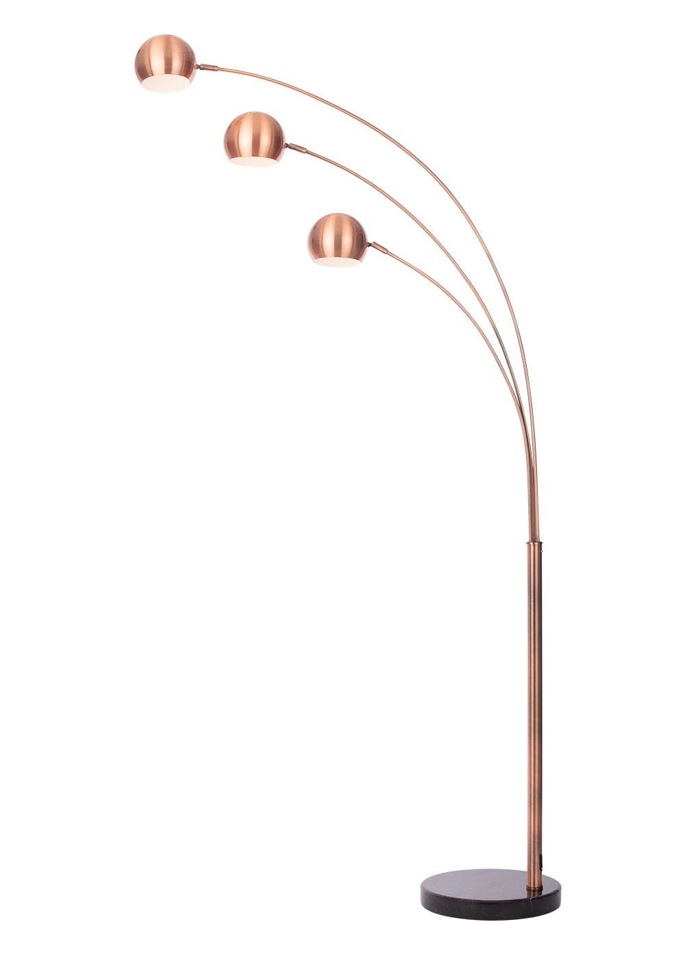 Sofia 3 Arc Floor Lamp H160cm X W30cm Bronze Arc Floor with sizing 1000 X 1400