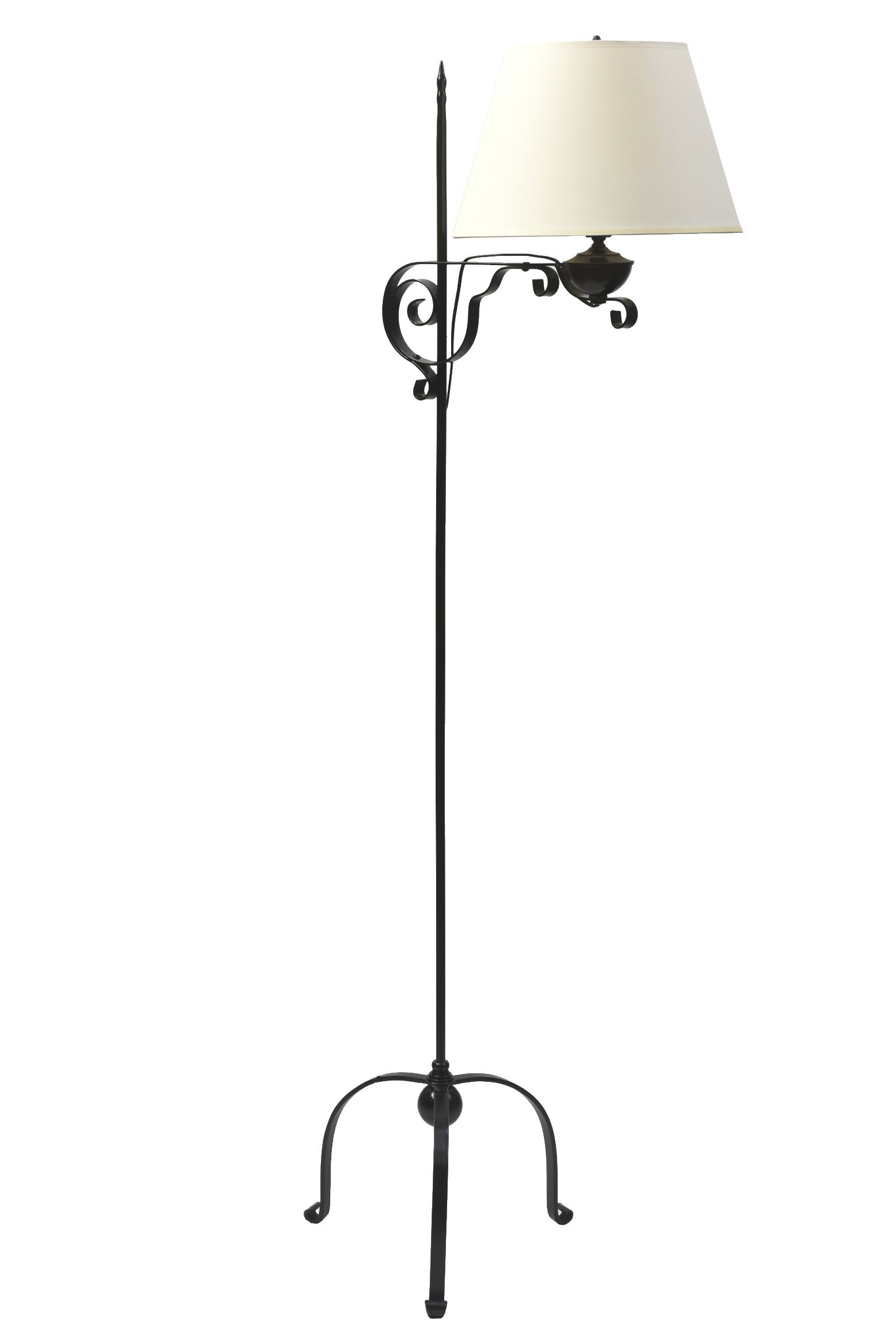 Sold Colonial Style Iron Bridge Lamp Antique Lighting for sizing 1555 X 2330