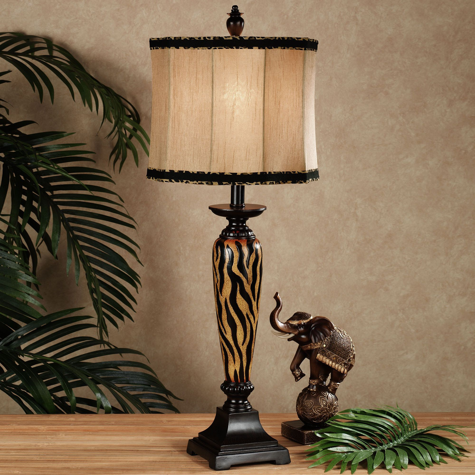 Something Wild Tiger Print Table Lamp Safari Bedroom intended for size 2000 X 2000