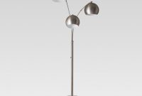 Span 3 Head Metal Globe Floor Lamp Brushed Nickel Includes intended for dimensions 2000 X 2000