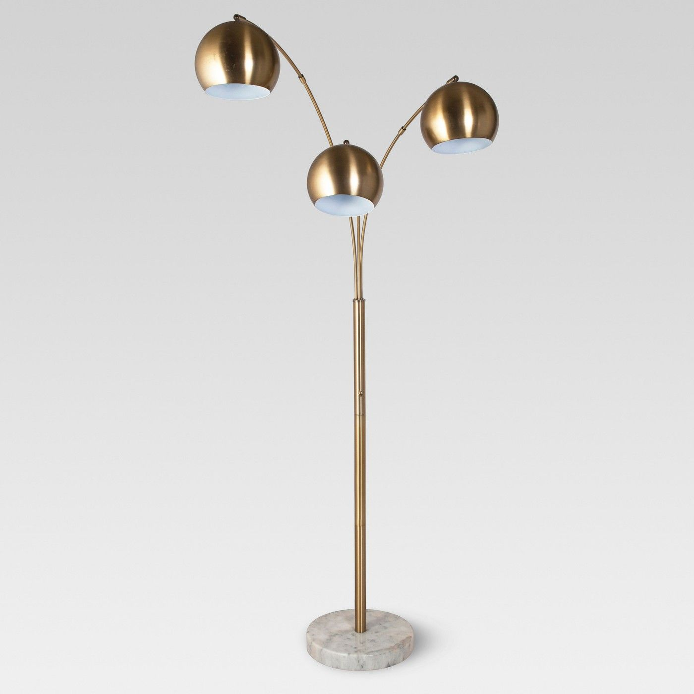 Span 3 Head Metal Globe Floor Lamp Project 62 Home intended for dimensions 1400 X 1400