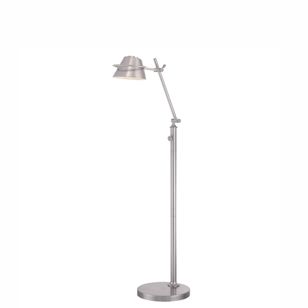 Spencer Led Floor Lamp Brushed Nickel with sizing 1000 X 1000