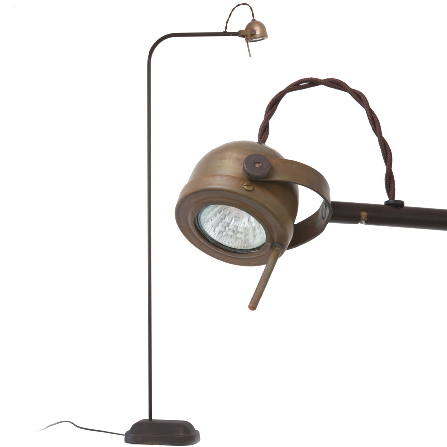 Spezia Copper Floor Lamp With Dimmable Led Spotlight Casa Lumi with size 900 X 900